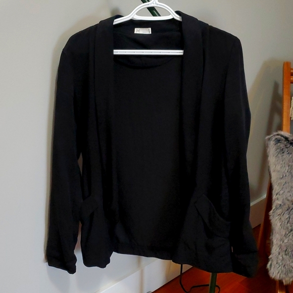 Small Gentle Fawn Open face blazer in black - Picture 2 of 6